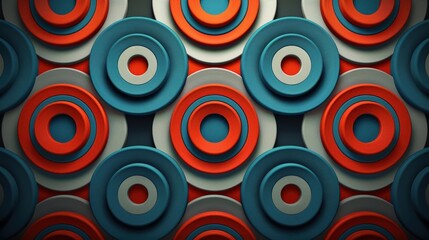 Abstract geometric pattern for fabric design