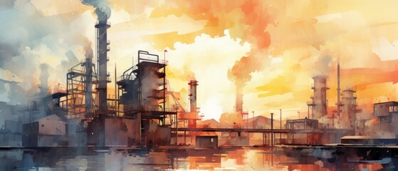 Steel Material Structure Background - Generative AI