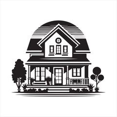 Home Vector Art Illustration