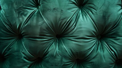 Fototapeta premium a green upholstered chair