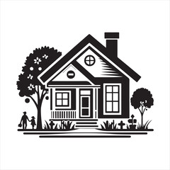 Home Vector Art Illustration