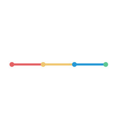 Colorful Timeline Graph