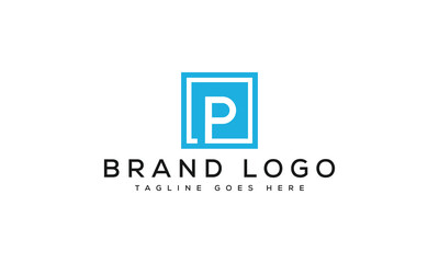 Obraz premium letter P logo design vector template design for brand.