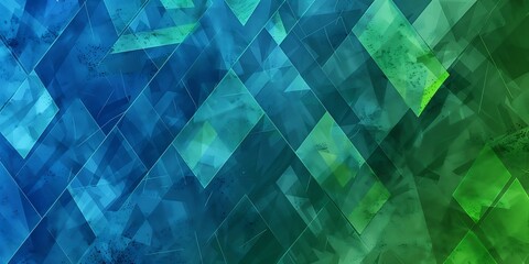 Naklejka premium Abstract blurred gradient background with green and blue hues shape.