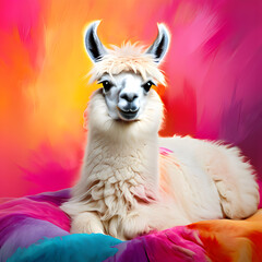 Obraz premium llama