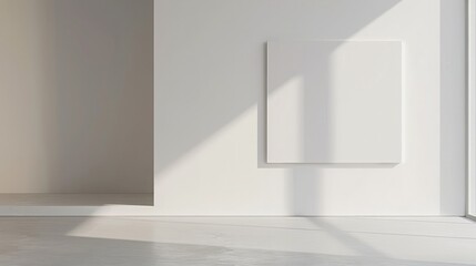 Obraz premium Minimalist frame layout for presentations with text space