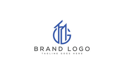 letter TG logo design vector template design for brand.