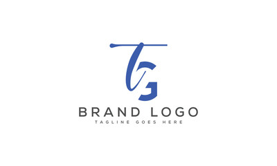 letter TG logo design vector template design for brand.