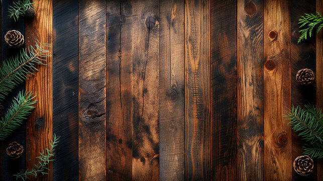 modern fjl teak wood table background, flat lay.