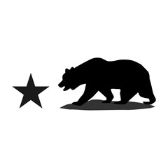 California Admission Day Vector Silhouette Design