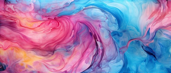 Obraz premium Tie-Dye Material Structure Background - Generative AI