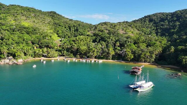 Praia do Pouso, Ilha Grande. Brasil