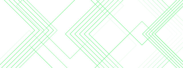 Abstract Green Geometric squares Concept for dynamic websites, striking posters, and business booklets. Futuristic architecture concept with digital geometric connection green lines