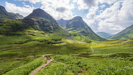 Hiking in Glencoe, Scotland