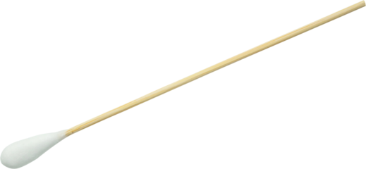 cotton swab isolated on white background