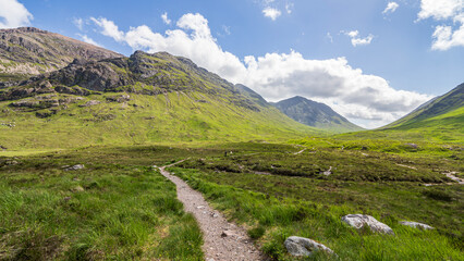 Hiking in Glencoe, Scotland