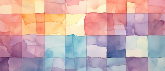 Fototapeta premium Patchwork Material Structure Background - Generative AI