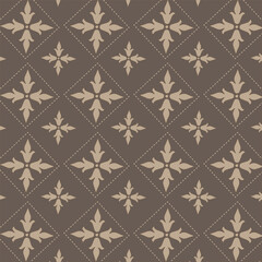 seamless cubic lining floral colorfull repeat pattern for fabric