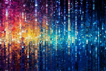 Sequin Material Structure Background - Generative AI