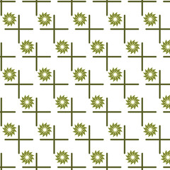 seamless cubic lining floral colorfull repeat pattern for fabric