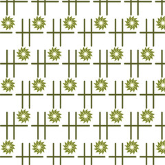 seamless cubic lining floral colorfull repeat pattern for fabric
