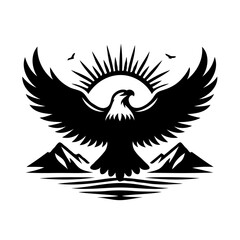 eagle tattoo vector