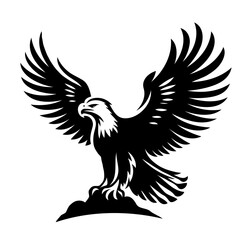 eagle tattoo vector