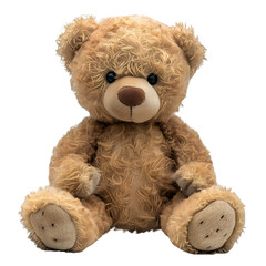 teddy isolated on white background genrated by AI


