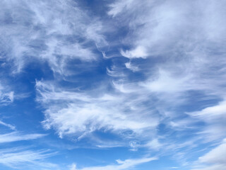 blue sky with clouds