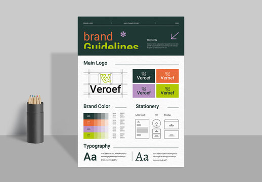 Brand Guideline Kit Layout