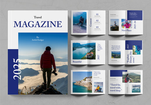 Travel Magazine Layout