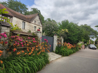 The picturesque streets of Claude Monet's village, Giverny