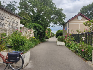 The picturesque streets of Claude Monet's village, Giverny