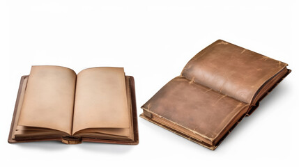 open book with blank pages