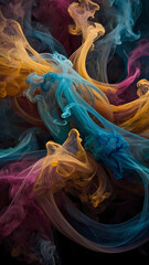 Obraz premium mesmerizing smoke art