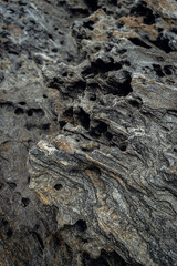 Closeup of abstract rough stone surface texture