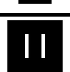 Icon about trash bin
