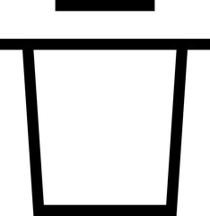 Icon about trash bin
