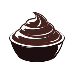 Chocolate cake vector illustration
