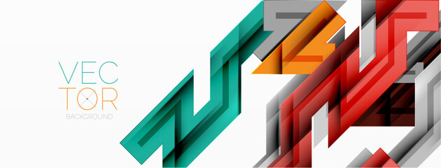 Dynamic lines geometric background. Vector Illustration For Wallpaper, Banner, Background, Card, Book Illustration, landing page