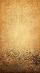 Jute Material Structure Background - Generative AI