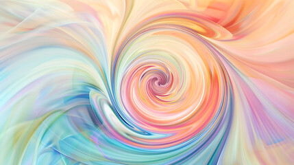 Obraz premium Pastel Swirling Abstract Art Background