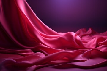 Obraz premium Satin Material Structure Background - Generative AI