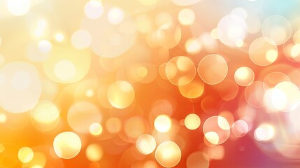 Obraz premium Abstract orange and yellow bokeh background.