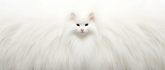 Obraz premium Fur Material Structure Background - Generative AI