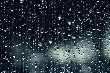 Obraz premium raindrops on the glass, raindrops on the window, natural background