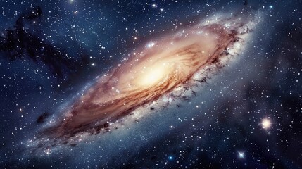 Obraz premium Beautiful Wallpaper of Space and Galaxies