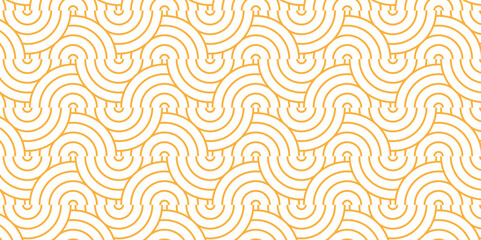 	
Minimal diamond vector overlapping Pattern geometric wave spiral and abstract circle wave line. gold seamless tile stripe geometric create retro square line backdrop white pattern background.