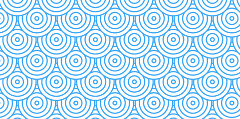 	
Minimal diamond vector overlapping Pattern geometric wave spiral and abstract circle wave line. blue color seamless tile stripe geometric create retro square line backdrop white pattern background.