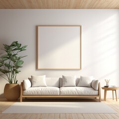 modern living room with sofa